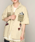 PANDIESTA(パンディエスタ) |SB PANDIESTA ミリタリー切替 ミリタリー シャツ(585952 MENS)