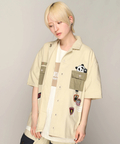 PANDIESTA(パンディエスタ) |SB PANDIESTA ミリタリー切替 ミリタリー シャツ(585952 MENS)