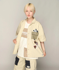 PANDIESTA(パンディエスタ) |SB PANDIESTA ミリタリー切替 ミリタリー シャツ(585952 MENS)