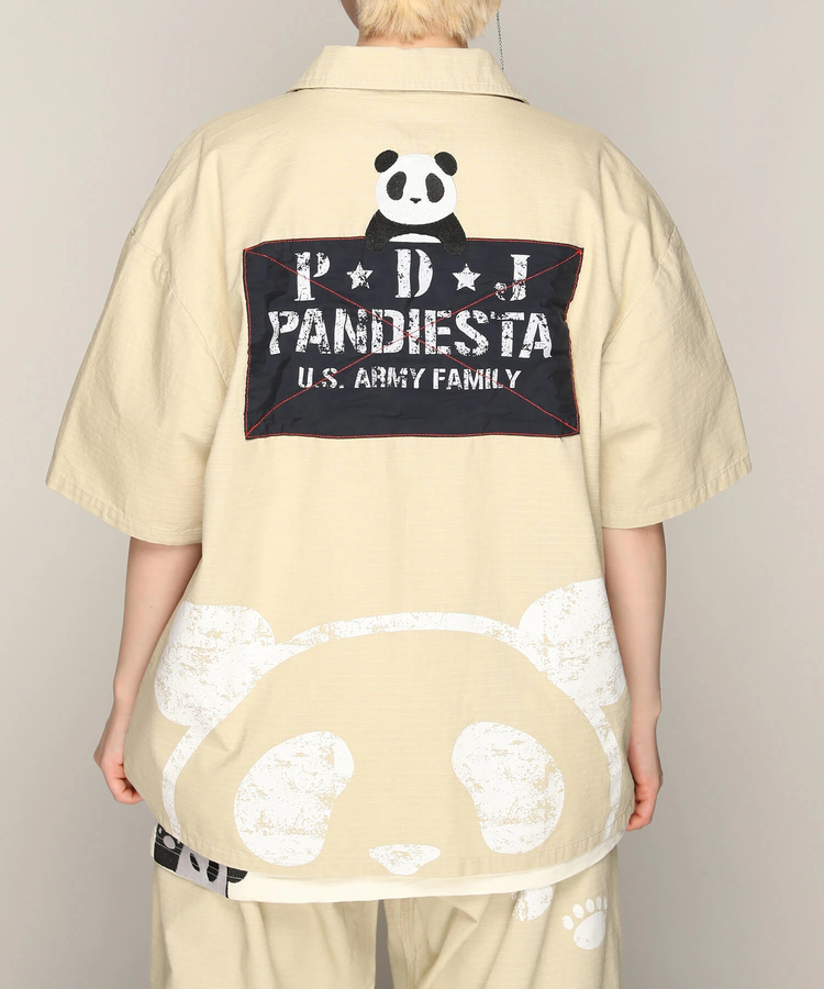 PANDIESTA(パンディエスタ) |SB PANDIESTA ミリタリー切替 ミリタリー シャツ(585952 MENS)