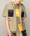 PANDIESTA(パンディエスタ) |SB PANDIESTA ミリタリー切替 ミリタリー シャツ(585952 MENS)