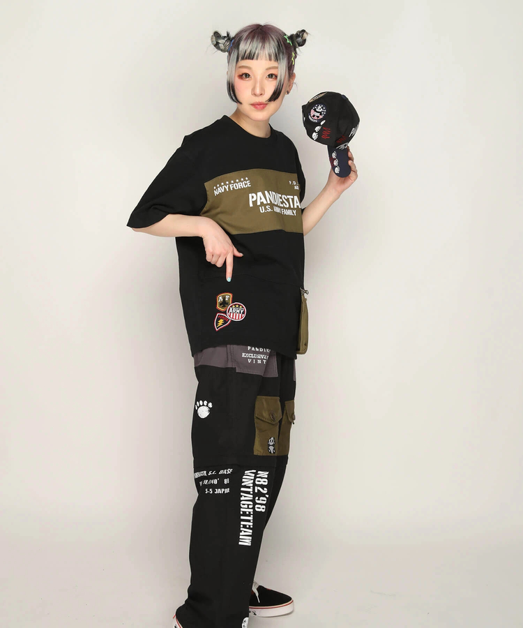 PANDIESTA(パンディエスタ) |SB PANDIESTA ミリタリー切替 デタッチャブル パンツ(585953 MENS)