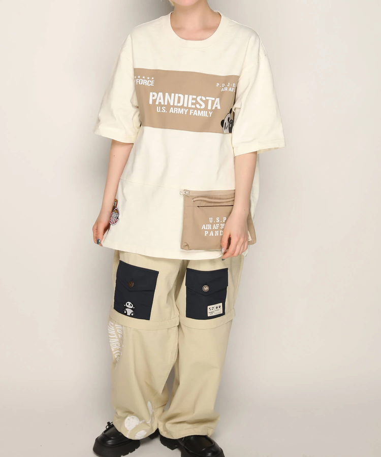 PANDIESTA(パンディエスタ) |SB PANDIESTA ミリタリー切替 デタッチャブル パンツ(585953 MENS)
