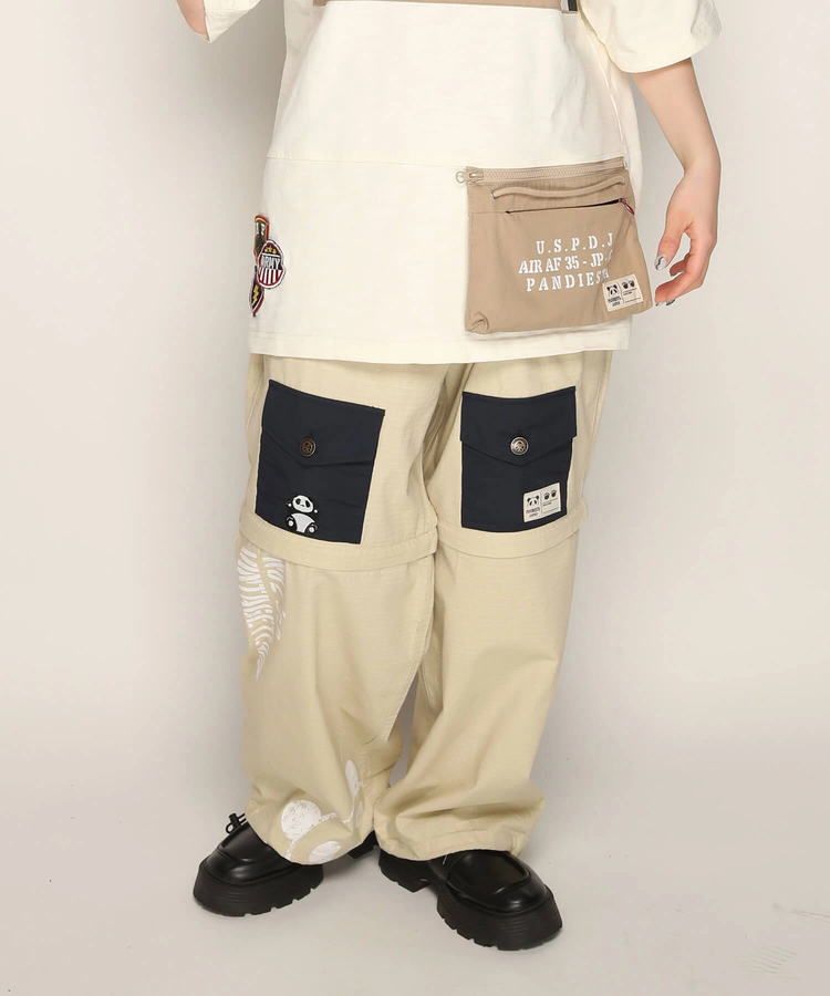 PANDIESTA(パンディエスタ) |SB PANDIESTA ミリタリー切替 デタッチャブル パンツ(585953 MENS)