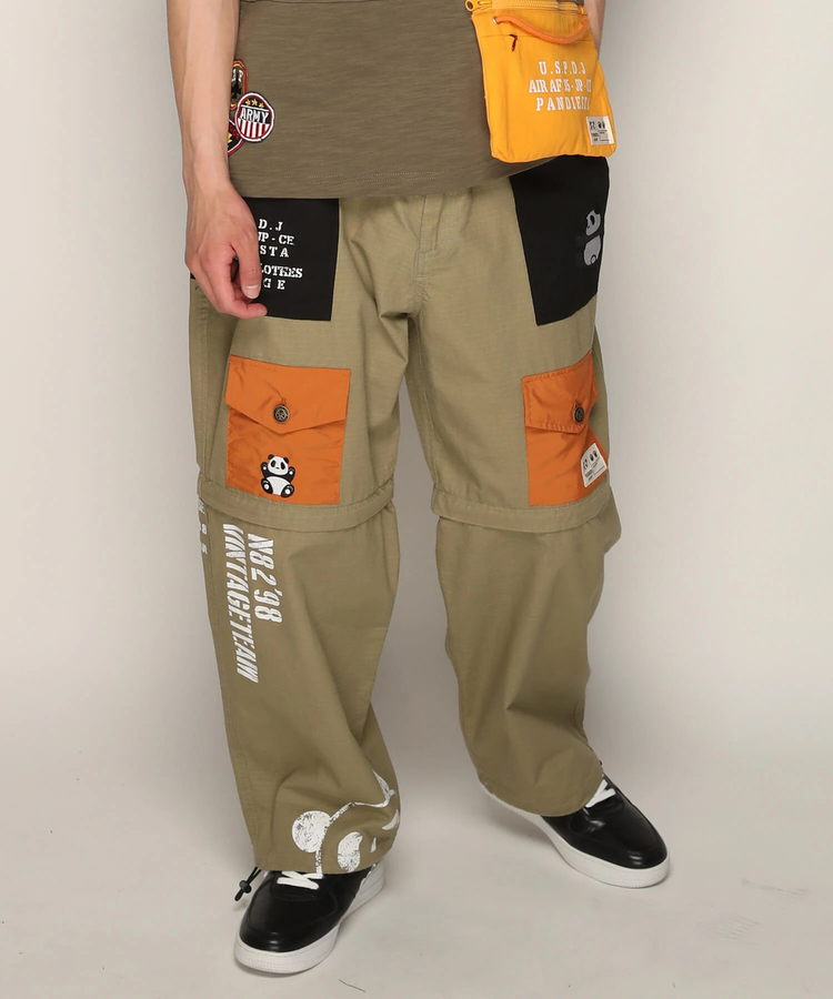 PANDIESTA(パンディエスタ) |SB PANDIESTA ミリタリー切替 デタッチャブル パンツ(585953 MENS)