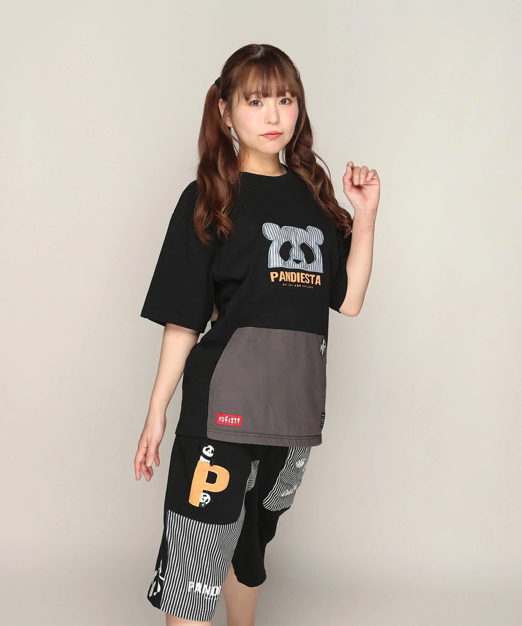 PANDIESTA(パンディエスタ) |SB PANDIESTA カンガルーポケット Tシャツ＆ショーツ セットアップ 上下組(585958 MENS)