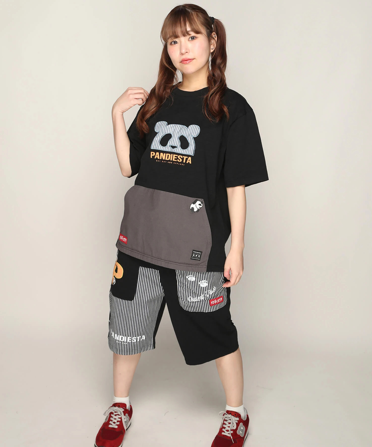 PANDIESTA(パンディエスタ) |SB PANDIESTA カンガルーポケット Tシャツ＆ショーツ セットアップ 上下組(585958 MENS)