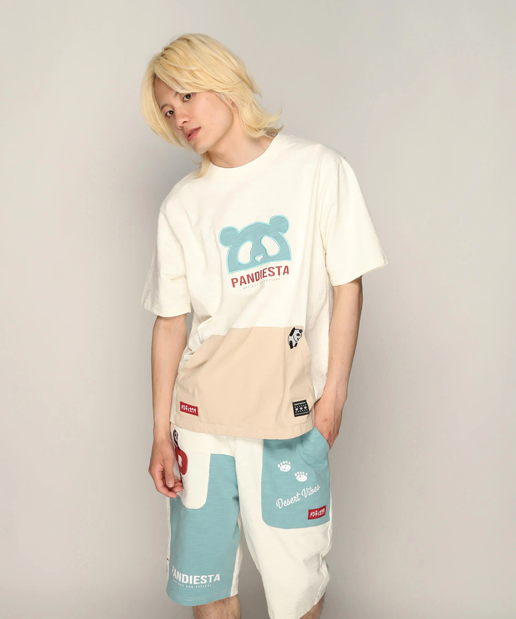 PANDIESTA(パンディエスタ) |SB PANDIESTA カンガルーポケット Tシャツ＆ショーツ セットアップ 上下組(585958 MENS)