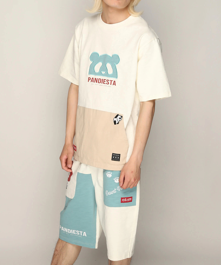 PANDIESTA(パンディエスタ) |SB PANDIESTA カンガルーポケット Tシャツ＆ショーツ セットアップ 上下組(585958 MENS)