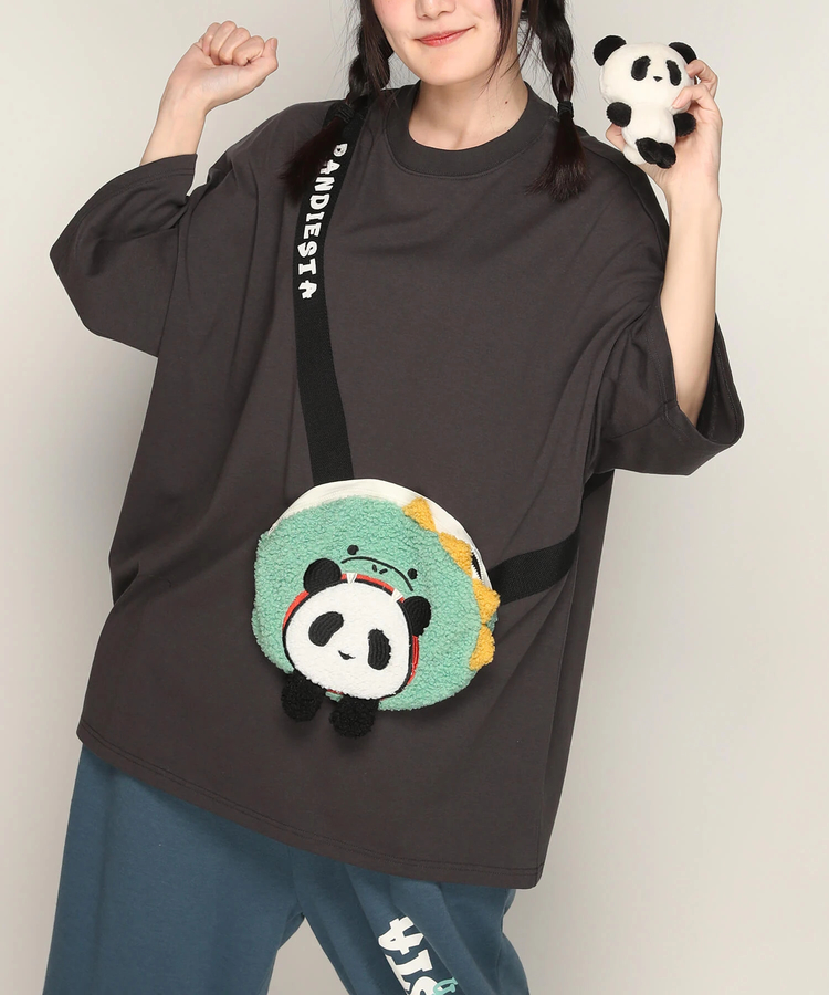 PANDIESTA(パンディエスタ) |SB PANDIESTA ダイナソーぱんだ BAG BIG Tシャツ(585754 MENS)