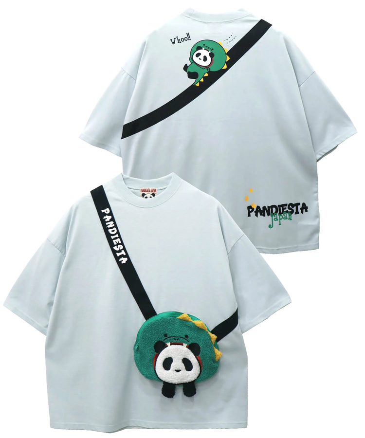 PANDIESTA(パンディエスタ) |SB PANDIESTA ダイナソーぱんだ BAG BIG Tシャツ(585754 MENS)