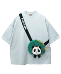 PANDIESTA(パンディエスタ) |SB PANDIESTA ダイナソーぱんだ BAG BIG Tシャツ(585754 MENS)