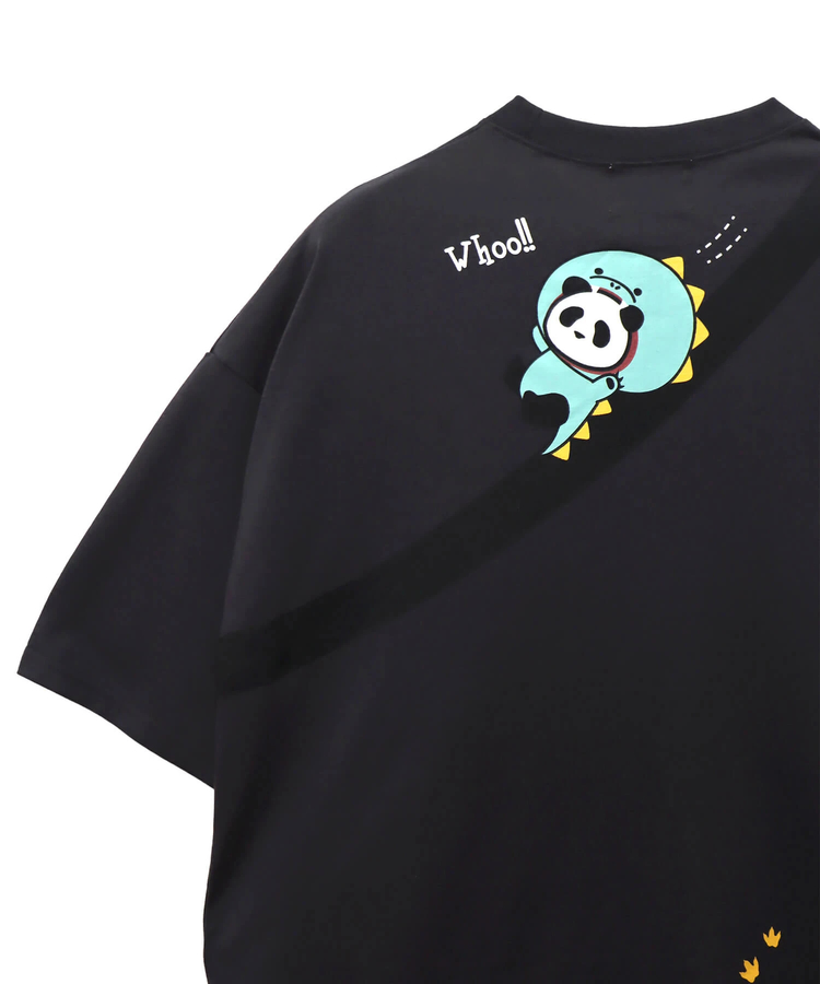 PANDIESTA(パンディエスタ) |SB PANDIESTA ダイナソーぱんだ BAG BIG Tシャツ(585754 MENS)