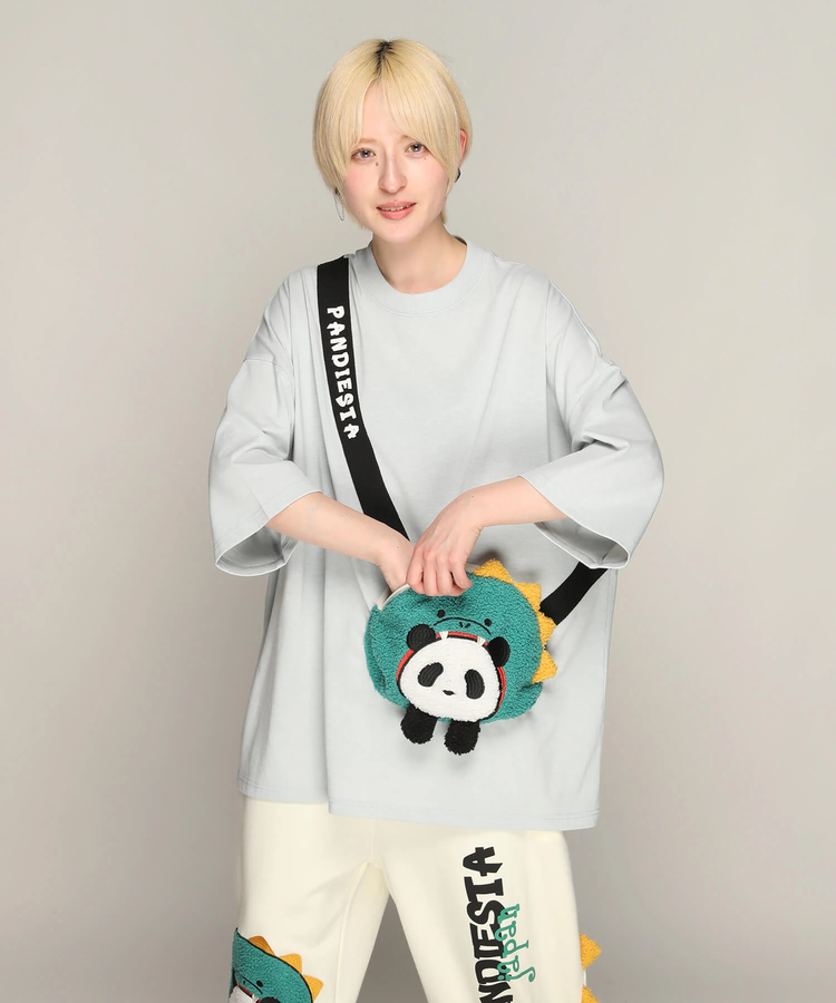 PANDIESTA(パンディエスタ) |SB PANDIESTA ダイナソーぱんだ BAG BIG Tシャツ(585754 MENS)