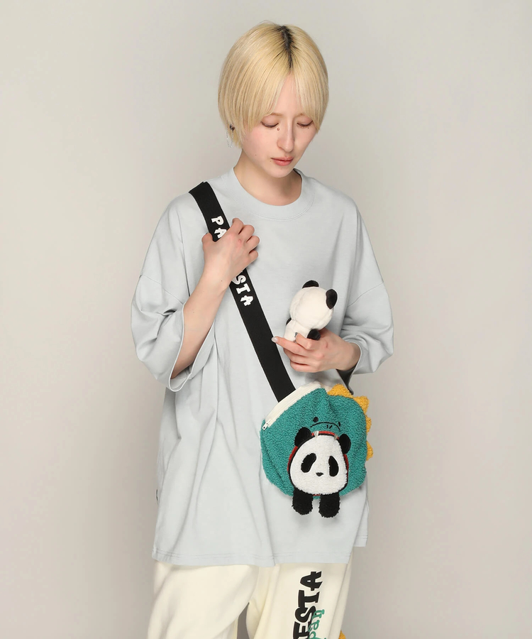 PANDIESTA(パンディエスタ) |SB PANDIESTA ダイナソーぱんだ BAG BIG Tシャツ(585754 MENS)