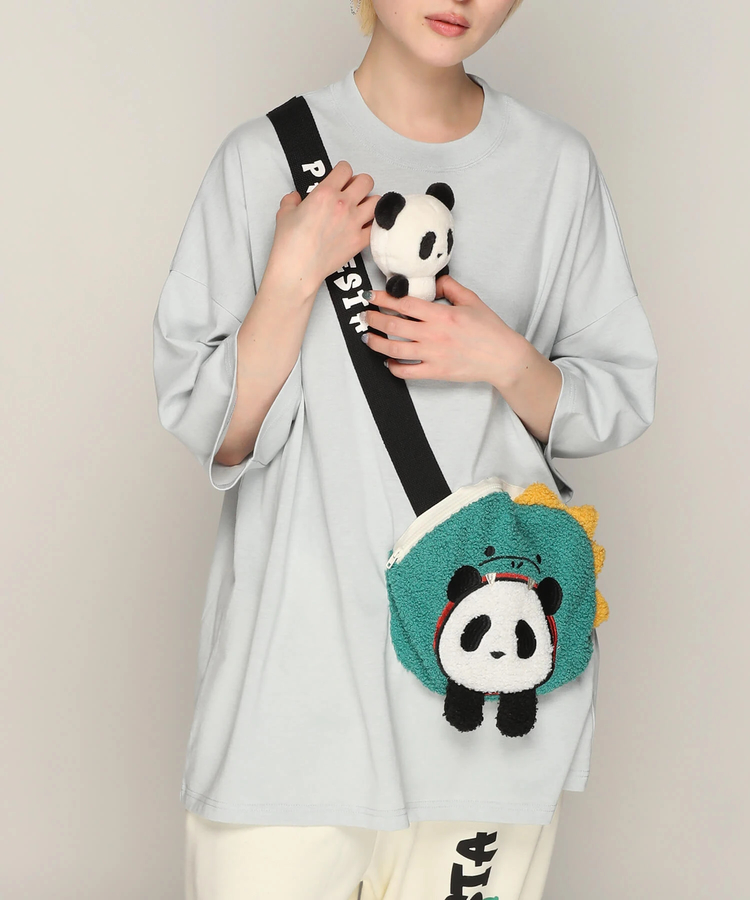 PANDIESTA(パンディエスタ) |SB PANDIESTA ダイナソーぱんだ BAG BIG Tシャツ(585754 MENS)