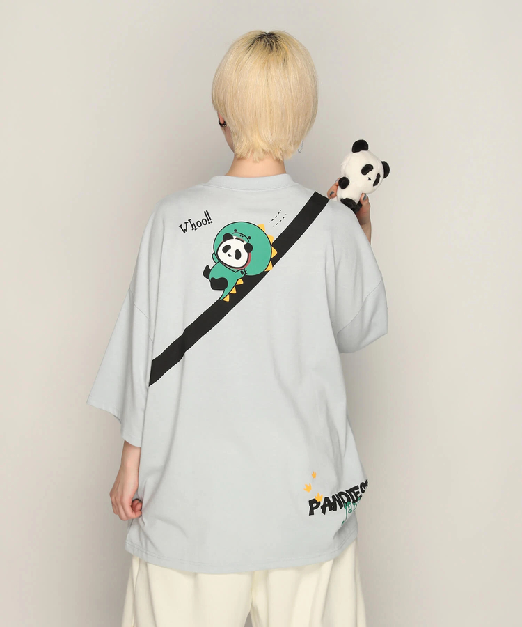 PANDIESTA(パンディエスタ) |SB PANDIESTA ダイナソーぱんだ BAG BIG Tシャツ(585754 MENS)
