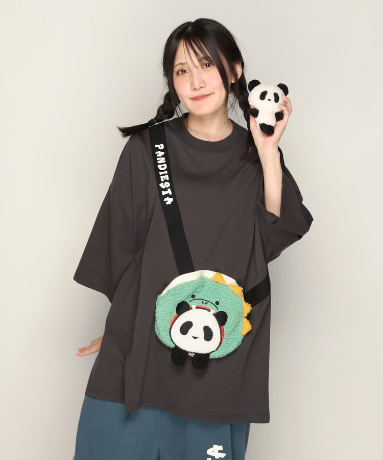 PANDIESTA(パンディエスタ) |SB PANDIESTA ダイナソーぱんだ BAG BIG Tシャツ(585754 MENS)