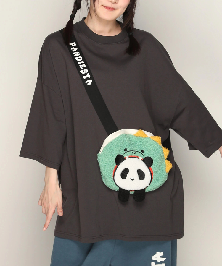 PANDIESTA(パンディエスタ) |SB PANDIESTA ダイナソーぱんだ BAG BIG Tシャツ(585754 MENS)