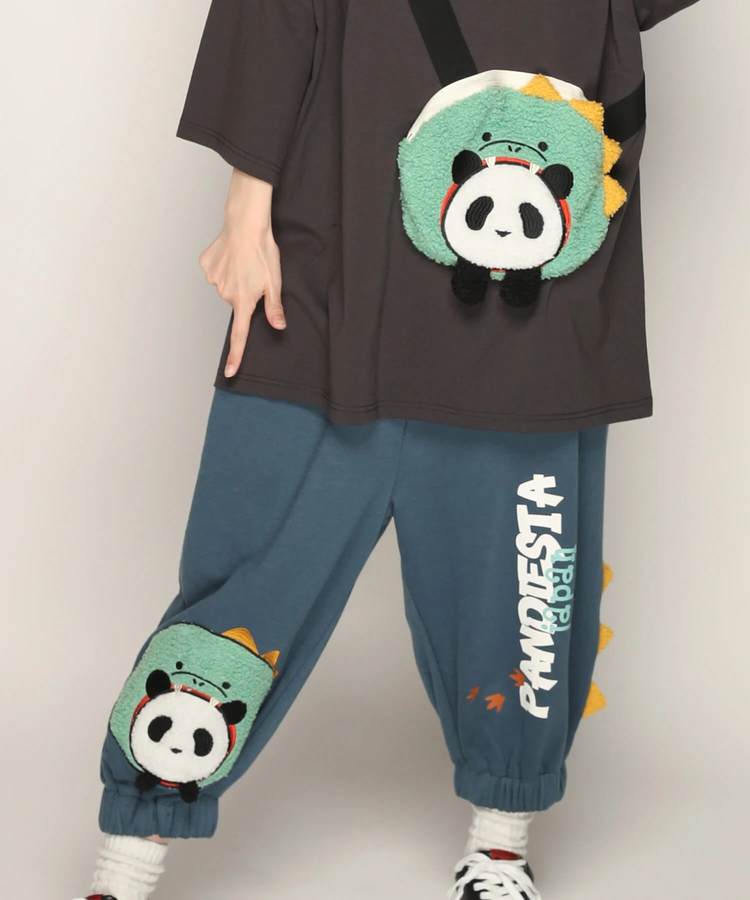 PANDIESTA(パンディエスタ) |SB PANDIESTA ダイナソーぱんだ BAG BIG Tシャツ(585754 MENS)
