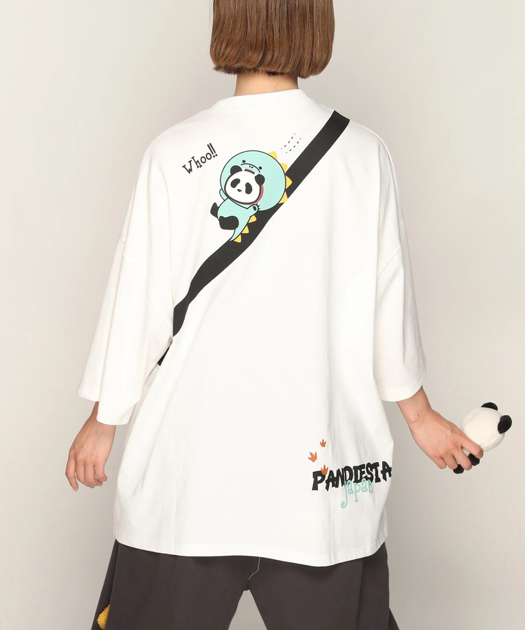 PANDIESTA(パンディエスタ) |SB PANDIESTA ダイナソーぱんだ BAG BIG Tシャツ(585754 MENS)