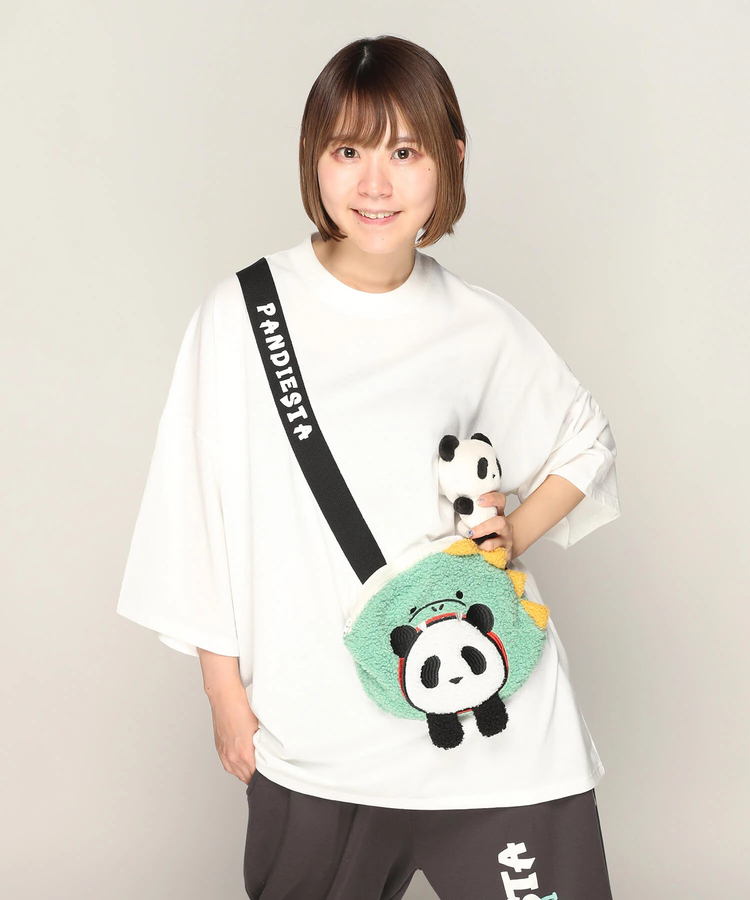 PANDIESTA(パンディエスタ) |SB PANDIESTA ダイナソーぱんだ BAG BIG Tシャツ(585754 MENS)
