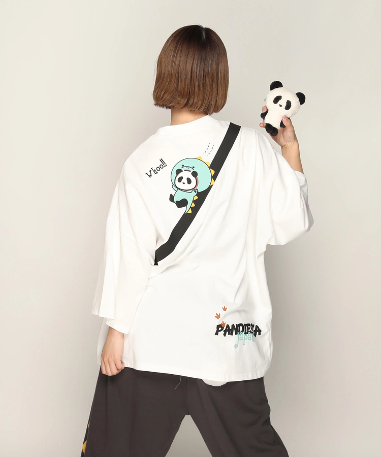 PANDIESTA(パンディエスタ) |SB PANDIESTA ダイナソーぱんだ BAG BIG Tシャツ(585754 MENS)