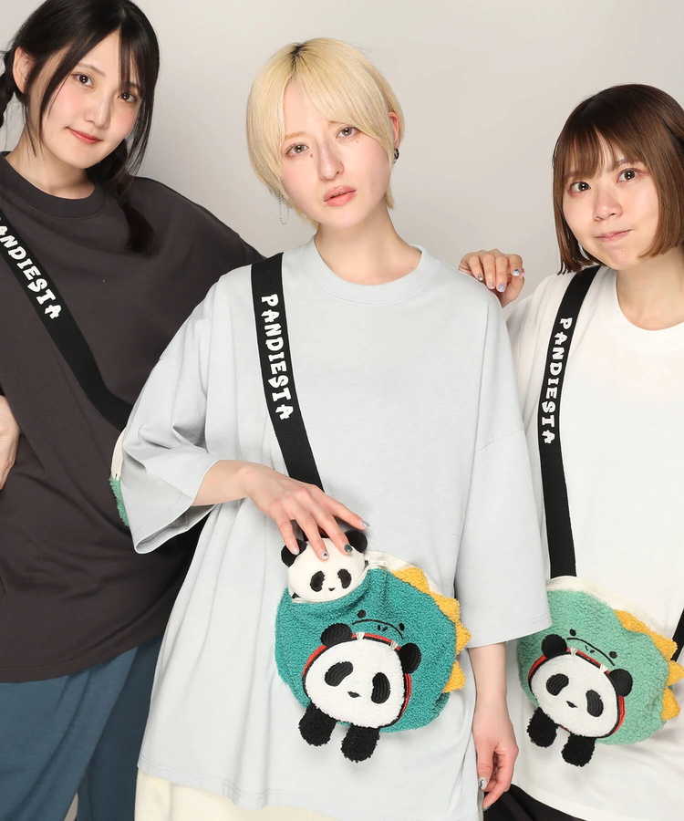 PANDIESTA(パンディエスタ) |SB PANDIESTA ダイナソーぱんだ BAG BIG Tシャツ(585754 MENS)