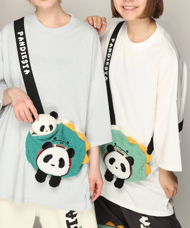 PANDIESTA(パンディエスタ) |SB PANDIESTA ダイナソーぱんだ BAG BIG Tシャツ(585754 MENS)