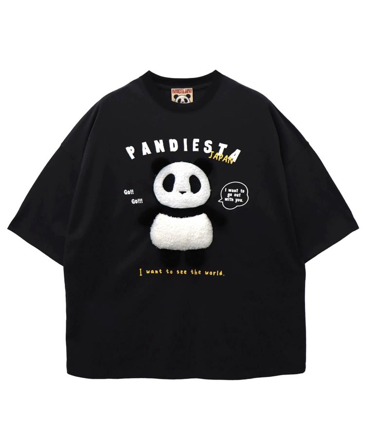 PANDIESTA(パンディエスタ) |SB PANDIESTA 手足ブラブラ ぬいぐるみぱんだ BIG Tシャツ(585756 MENS)