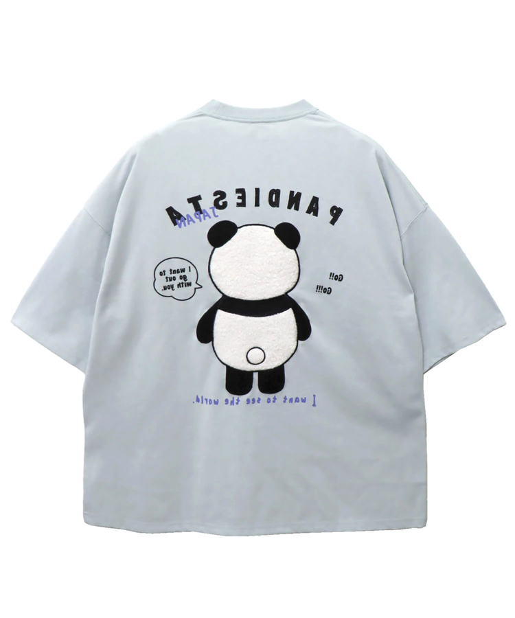 PANDIESTA(パンディエスタ) |SB PANDIESTA 手足ブラブラ ぬいぐるみぱんだ BIG Tシャツ(585756 MENS)