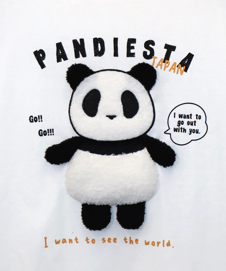 PANDIESTA(パンディエスタ) |SB PANDIESTA 手足ブラブラ ぬいぐるみぱんだ BIG Tシャツ(585756 MENS)