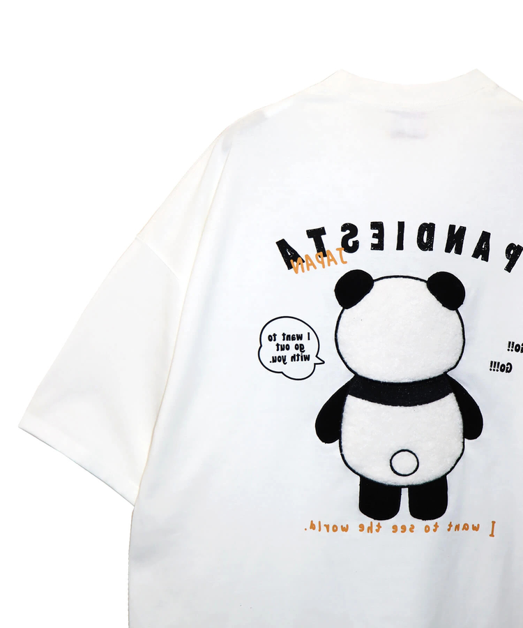 PANDIESTA(パンディエスタ) |SB PANDIESTA 手足ブラブラ ぬいぐるみぱんだ BIG Tシャツ(585756 MENS)