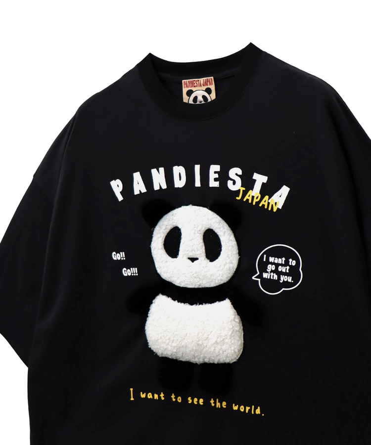PANDIESTA(パンディエスタ) |SB PANDIESTA 手足ブラブラ ぬいぐるみぱんだ BIG Tシャツ(585756 MENS)
