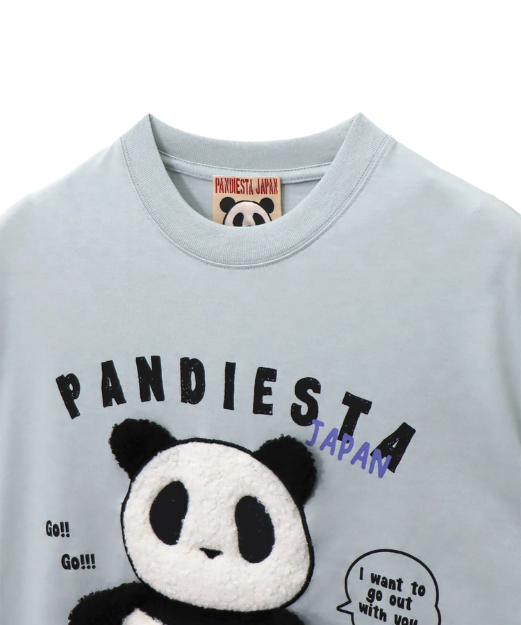 PANDIESTA(パンディエスタ) |SB PANDIESTA 手足ブラブラ ぬいぐるみぱんだ BIG Tシャツ(585756 MENS)