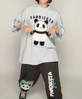 PANDIESTA(パンディエスタ) |SB PANDIESTA 手足ブラブラ ぬいぐるみぱんだ BIG Tシャツ(585756 MENS)