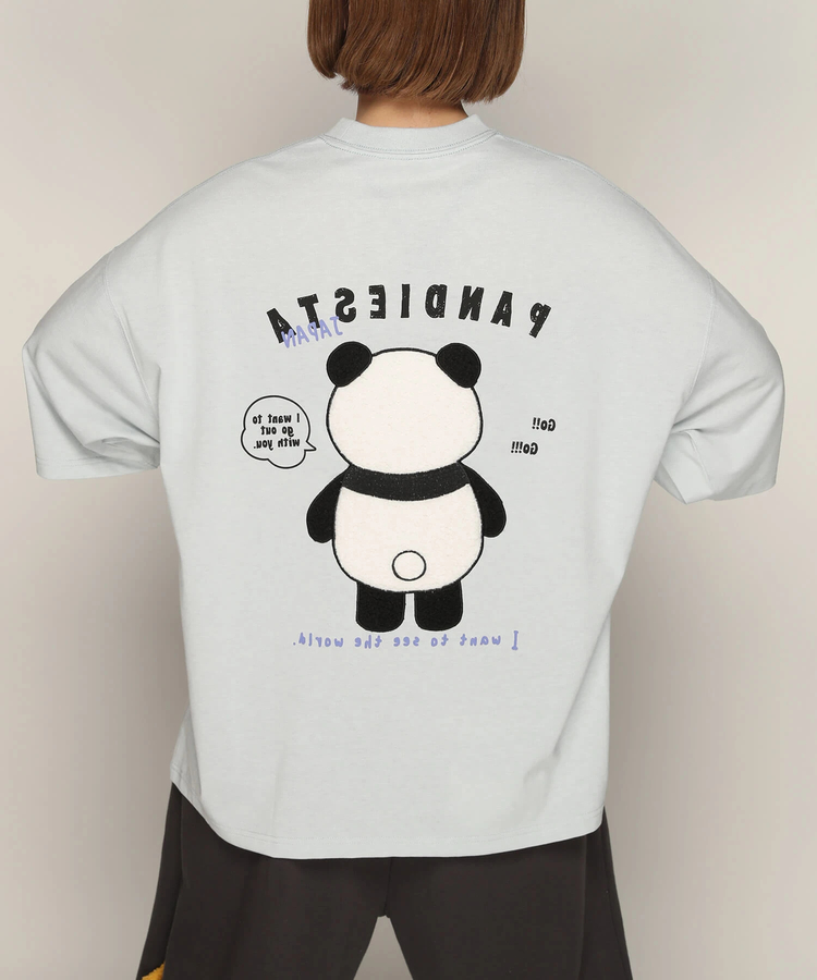 PANDIESTA(パンディエスタ) |SB PANDIESTA 手足ブラブラ ぬいぐるみぱんだ BIG Tシャツ(585756 MENS)