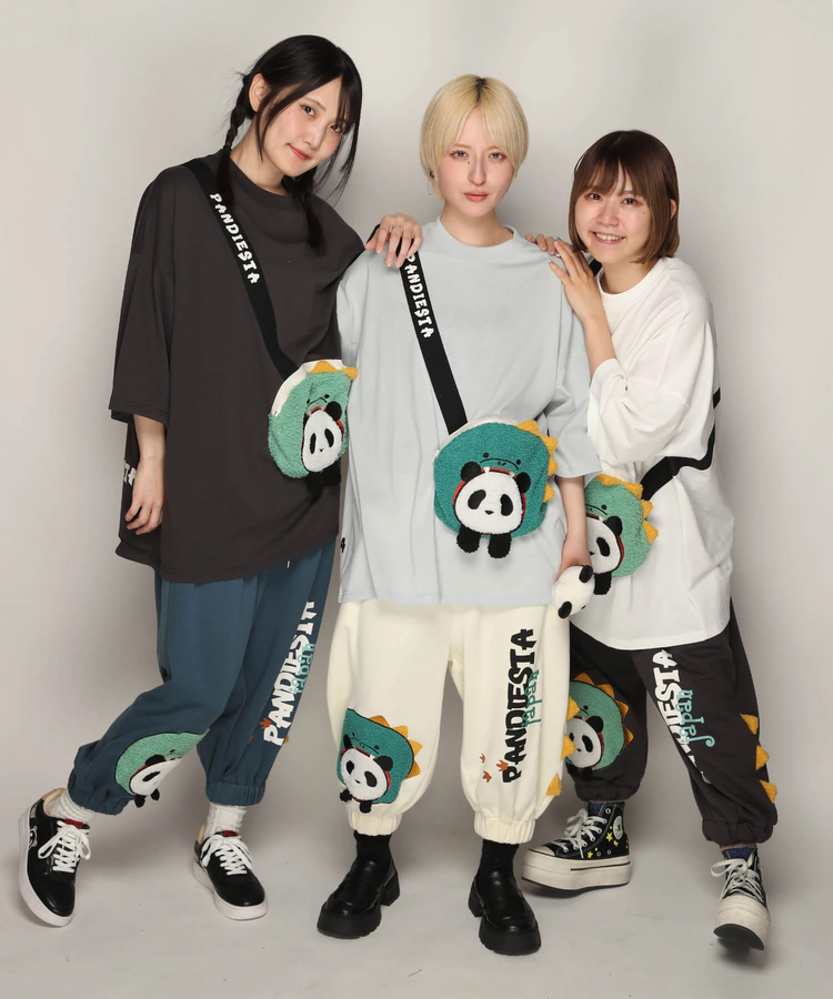 PANDIESTA(パンディエスタ) |SB PANDIESTA ダイナソーぱんだ クロップドパンツ(585755 MENS)