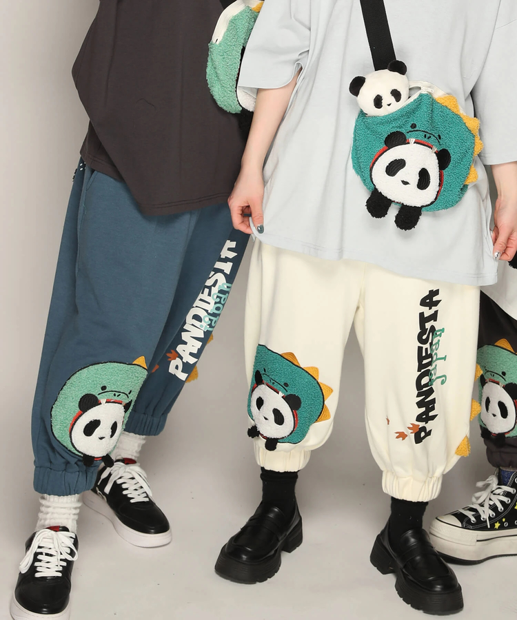 PANDIESTA(パンディエスタ) |SB PANDIESTA ダイナソーぱんだ クロップドパンツ(585755 MENS)