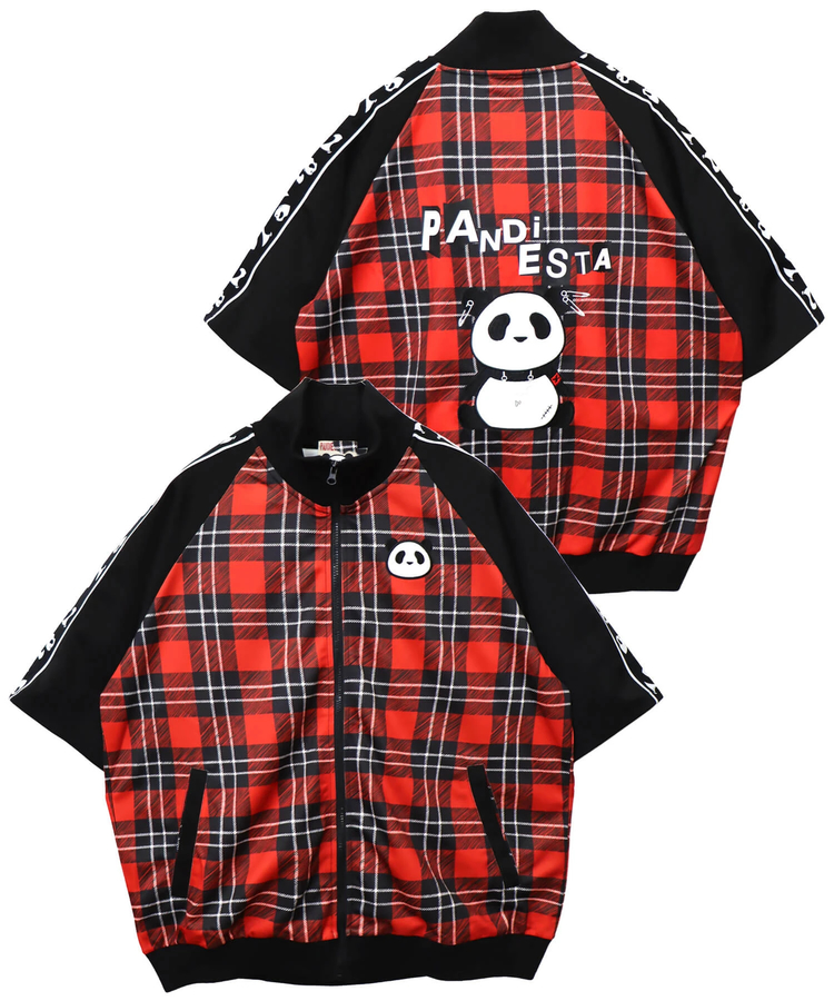 PANDIESTA(パンディエスタ) |SB PANDIESTA チェックでパンクな パンダ トラックジャージ(585100 MENS)