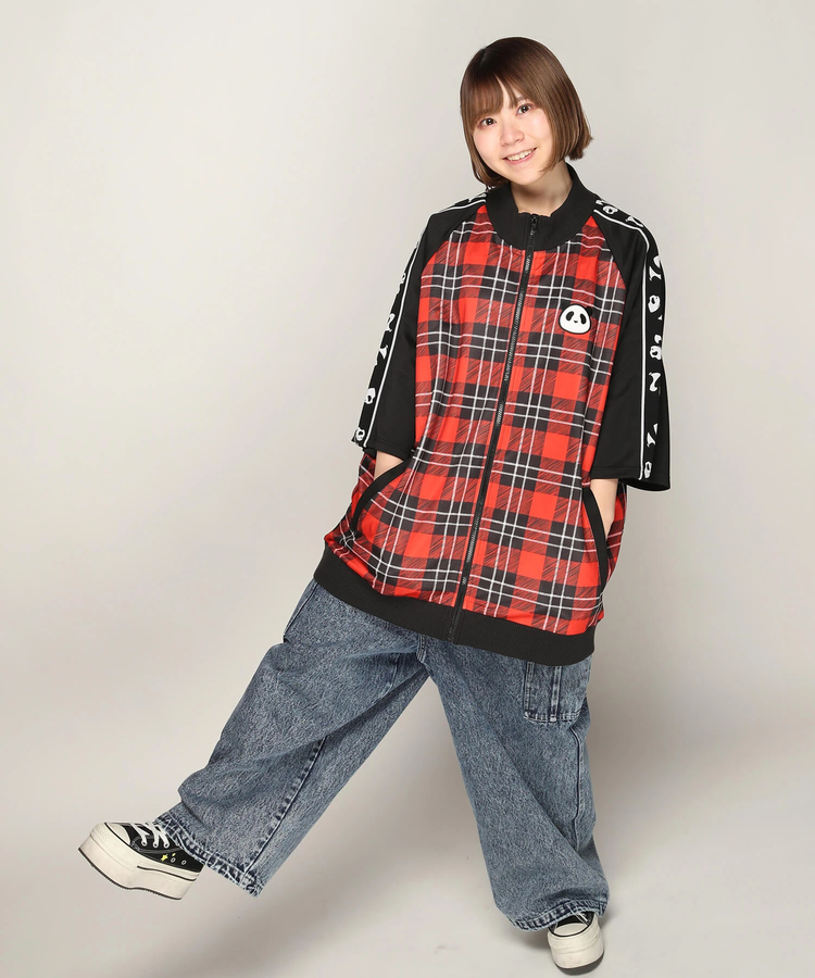 PANDIESTA(パンディエスタ) |SB PANDIESTA チェックでパンクな パンダ トラックジャージ(585100 MENS)