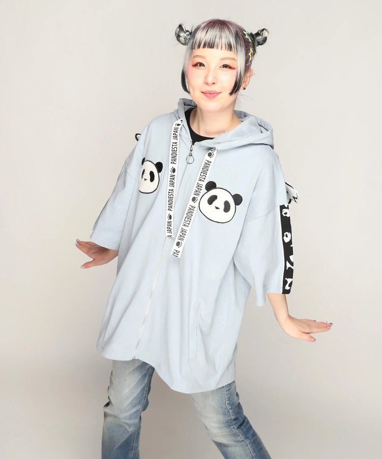 PANDIESTA(パンディエスタ) |SB PANDIESTA 夏の羽根つきパンダさん BIG P/K(585102 MENS/WOMENS)
