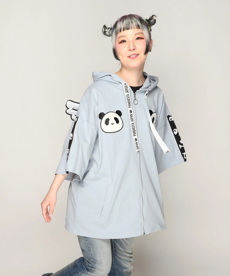PANDIESTA(パンディエスタ) |SB PANDIESTA 夏の羽根つきパンダさん BIG P/K(585102 MENS/WOMENS)