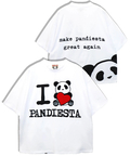 PANDIESTA(パンディエスタ) |SB PANDIESTA I LOVE ぱんださん BIG Tシャツ(585105 MENS/WOMENS)