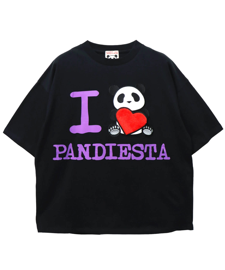 PANDIESTA(パンディエスタ) |SB PANDIESTA I LOVE ぱんださん BIG Tシャツ(585105 MENS/WOMENS)