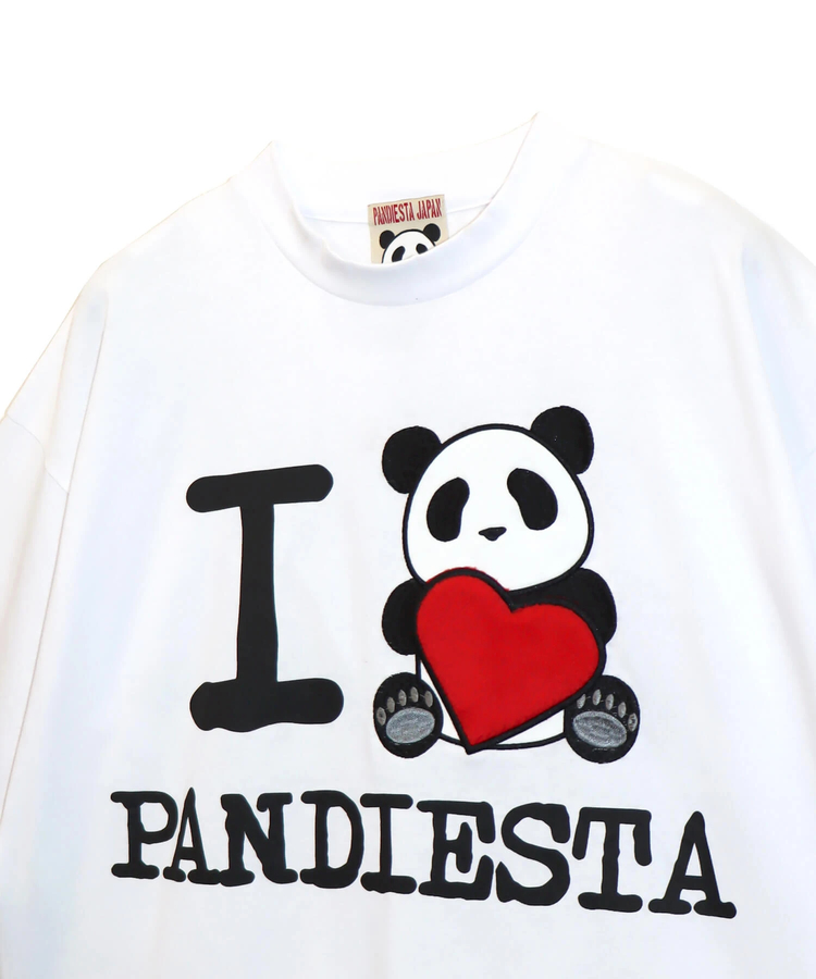PANDIESTA(パンディエスタ) |SB PANDIESTA I LOVE ぱんださん BIG Tシャツ(585105 MENS/WOMENS)