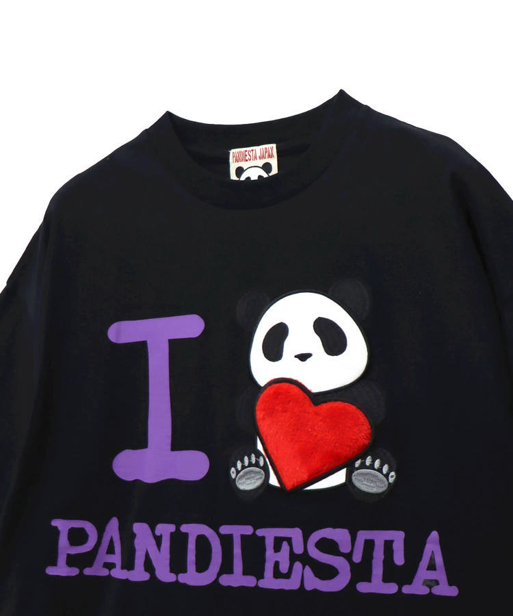 PANDIESTA(パンディエスタ) |SB PANDIESTA I LOVE ぱんださん BIG Tシャツ(585105 MENS/WOMENS)
