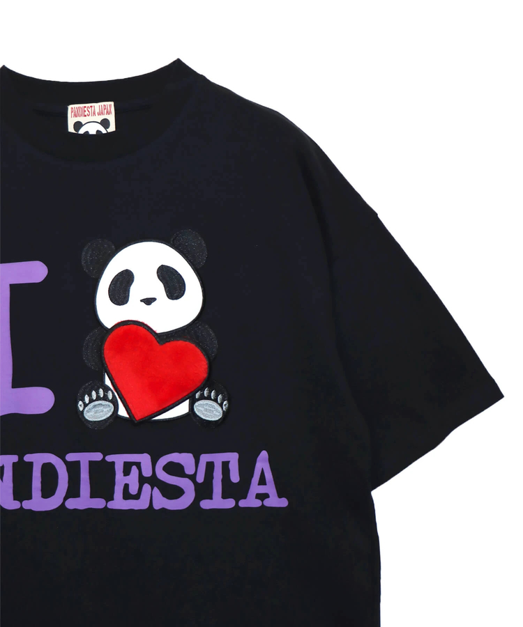 PANDIESTA(パンディエスタ) |SB PANDIESTA I LOVE ぱんださん BIG Tシャツ(585105 MENS/WOMENS)