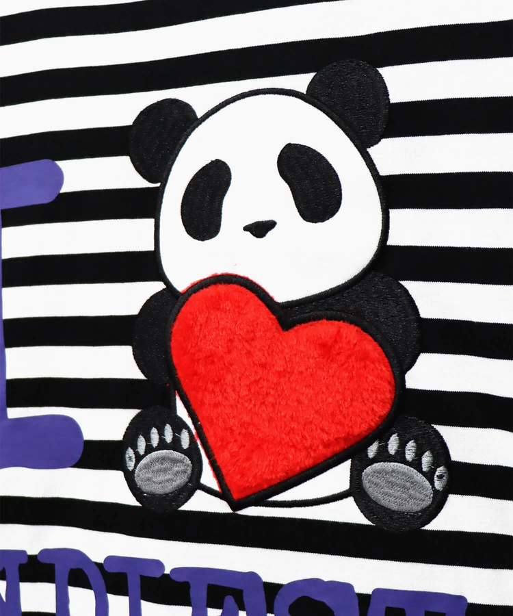 PANDIESTA(パンディエスタ) |SB PANDIESTA I LOVE ぱんださん BIG Tシャツ(585105 MENS/WOMENS)