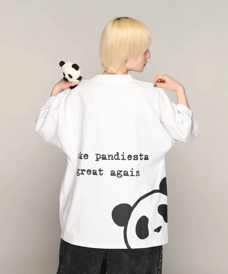PANDIESTA(パンディエスタ) |SB PANDIESTA I LOVE ぱんださん BIG Tシャツ(585105 MENS/WOMENS)